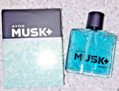 AVON MUSK FREEZE für Ihn Eau de Toilette  75ml  Amber Pfeffer Top Duft 