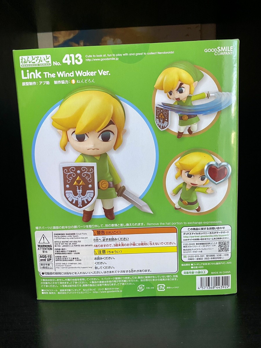 Good Smile 413 Link The Legend Of Zelda Wind Waker Figure!!! | eBay