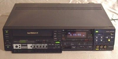 Sony SL-HF860D Super Betamax HI-FI Video Cassette Recorder for