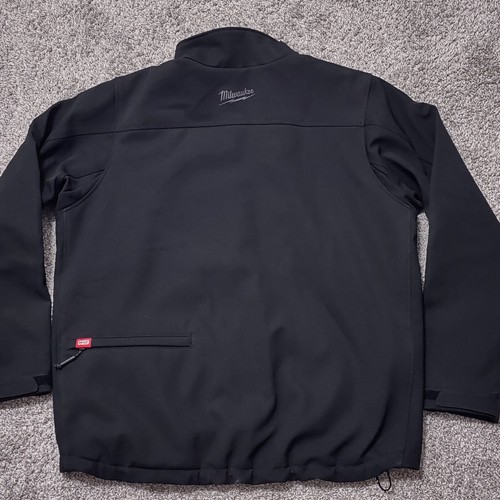 Milwaukee M12 Heated Gear Jacket Mens Extra Large Black Toughshell (JACKET ONLY) - Picture 8 of 19