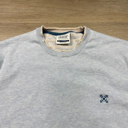 Suéter Oxbow Para Hombre Grande Azul Peroni Francés Surf Cuello Redondo - Imagen 2 de 10