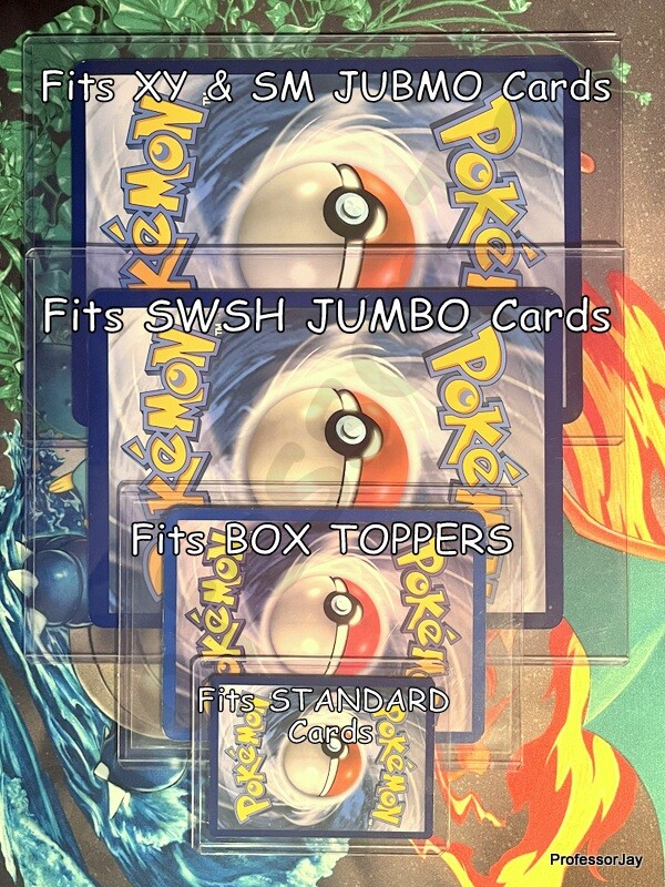 jumbo pokemon card top loader Amazon.com : HYARUAT 6x9 Toploader main image 1
