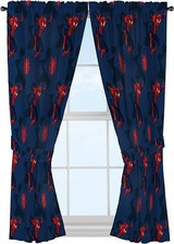 Spider-Man "Saving the Day" Kids Curtain Panel, Set of 2-AB07G4J3W5H6