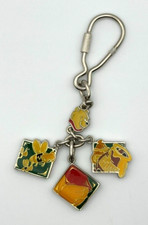 Disney Winnie The Pooh Keychain Purse Charm Pooh Bear Hunny Bees