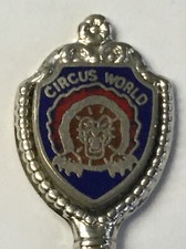 Vintage Souvenir Spoon US Collectible Circus World Baraboo Wisconsin