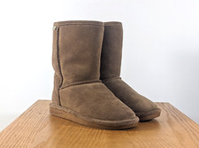 Bearpaw Sheepskin Boots S410W-Eva Short UK4