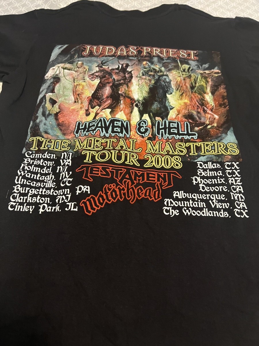2008年ワールドツアー Tシャツ　ジューダスプリーストJUDAS PRIEST Judas Priest Shirt Mens L Large Black 2008 World Tour