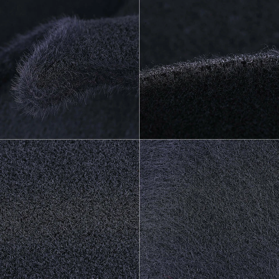 For Audi Q7 2006-14 black Non-slip Dash Board Cover Mat Dashboard Carpet Pad 2P Foto 3 de 4