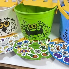 2024 McDonald's Halloween Boo Bucket Pail Happy Meal Complete Set Of 4 New