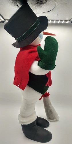 Vintage 2005 Annalee 22" Snowman with broom. New/Never owned, without tags. - 第 4/8 張圖片