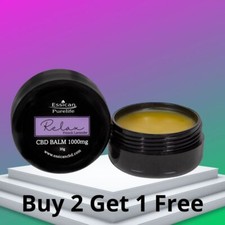 ORGANIC CBD BALM - Full Spectrum oil. 500mg 1000mg 2000mg. Natural Relax Repair.