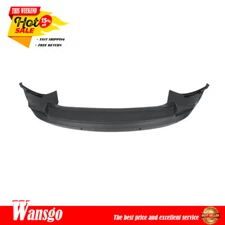 Fit For 2019-2023 Jeep Cherokee Rear Bumper Cover Replacement w/ 4 Sensor Holes