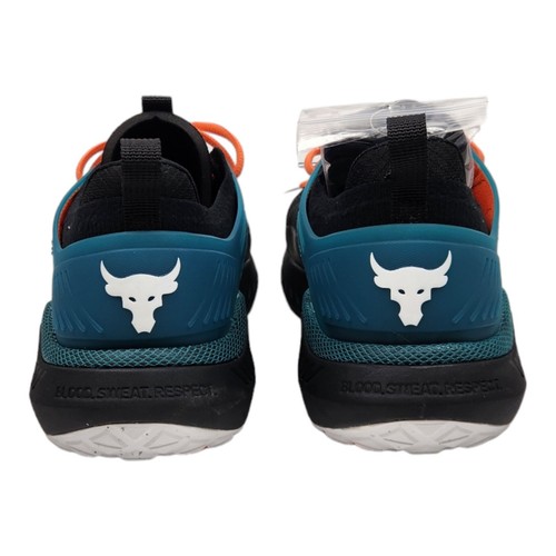 Under Armour HOVR Mens Sz 10 Project Rock 5 Miami 305 Hurricanes UM Black Green - Picture 3 of 11