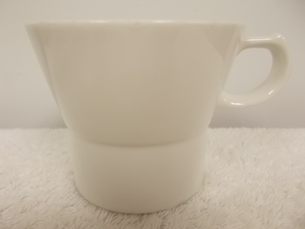 Fortessa Vitraluxe White Porcelain Coffee Tea Cup Mug