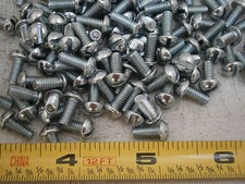 Machine Screws 8/32 x 3/8" Long Slotted Round Head Steel Zinc Lot of 100 5314