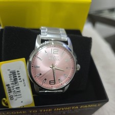 Invicta Celestial Men's 43mm Watch Silver Stainless Steel Pink Dial NEW 48497