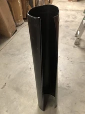 Imperial Manufacturing Group BM0222 Black Matte Stove Pipe- 8 x 48 in.