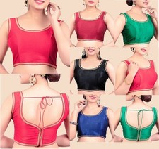 Dupion Slik Blouse Bollywood Saree Blouse Ethnic Wear Crop Top Lehenga Choli