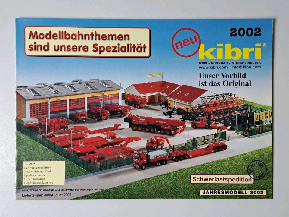 kibri Neuheiten 2002 - Modellbahn-Katalog - Bild 1 von 1