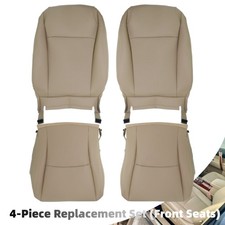 Front Seat Covers Tan Microfiber Leather Replacement For 08-13 Toyota Highlander Front Seat Covers Tan Microfiber Leather Replacement For 08-13 Toyota Highlander