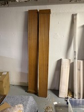 Antique Quarter-Sawn tiger oak Pillasters