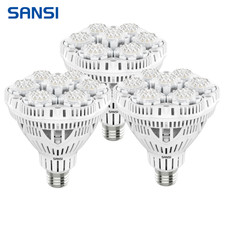 Sansi Grow Light Bulbs Full Spectrum 36w400w E26 Indoor Plant Hydroponics 3pcs