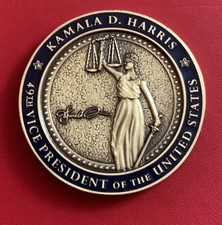 Authentic Biden White House Vice President Kamala Harris V POTUS Challenge Coin