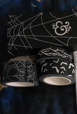 Archer & Olive Glow-in-the-Dark Washi Tape Set (3 Rolls) 2025 Halloween Box New