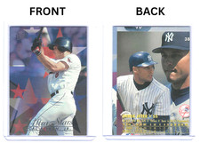 Error Card Back Derek Jeter Rookie Card #386 Front Cal Ripken Jr. #588 FLEER 96