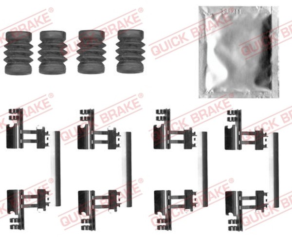 ZubehöRsatz Scheibenbremsbelag Quick Brake 109-0027 FüR Opel X15 Corsa BM BN CX-image
