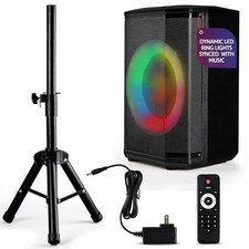Pyle Portable Hi-Fi Indoor/Outdoor Bluetooth Speaker with 8" Woofer