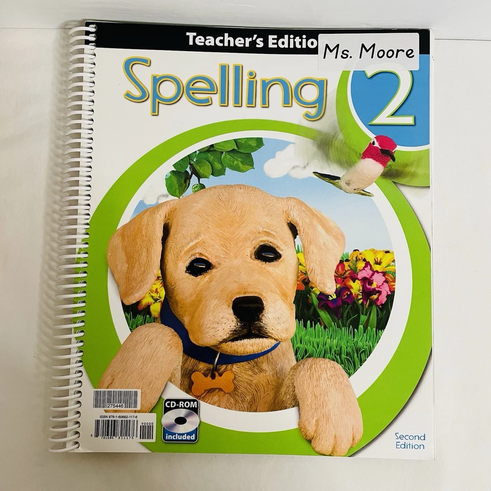 BJU Press Spelling 2 Teacher’s Edition w/CD 2nd Edition 2012 Grade 2 Spiral - Image 2 of 4