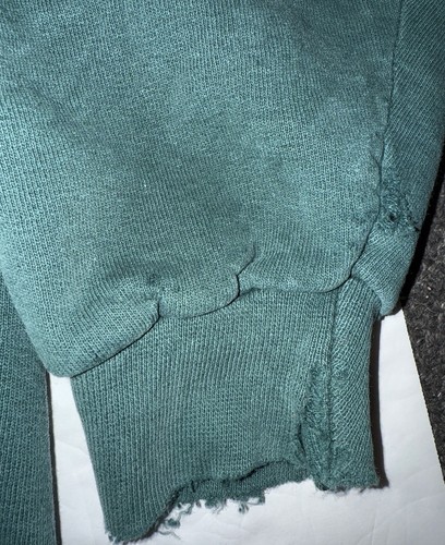 VTG 90s Nike Men’s Green Crewneck Spellout Pullover Sweatshirt SZ M Made USA Tag - Picture 9 of 12