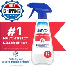 ZEVO 12 oz. Ant Roach and Fly Multi-Insect Killer Trigger Spray