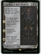 mtg one ring card value Magic the Gathering The One Ring Card Sold to Celebrity for $2.6M