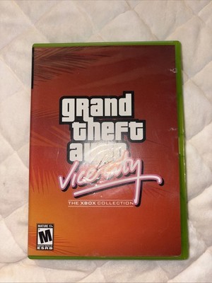 Grand Theft Auto Vice City (XBOX) with manual