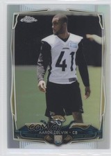 2014 Topps Chrome Refractor Aaron Colvin #201 4w4
