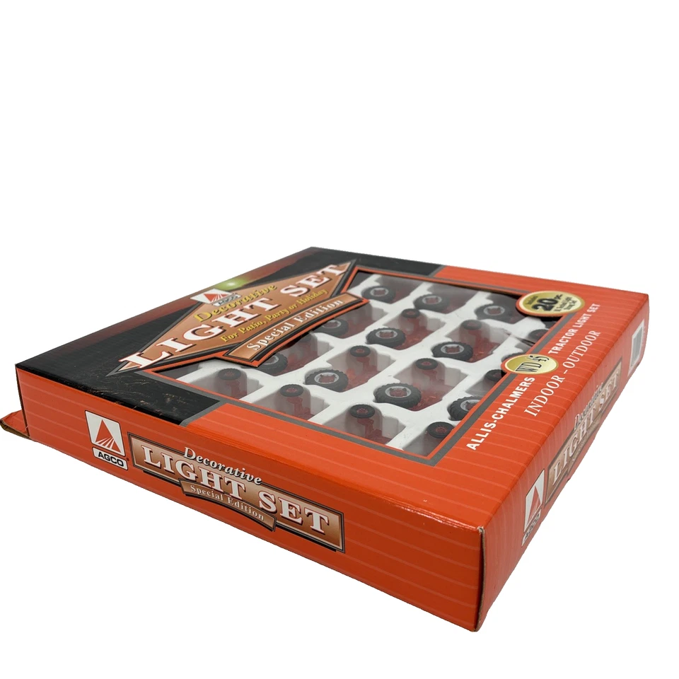 Allis Chalmers WD 45 20pc Tractor Decorative Light Set Special Edition New/Boxed - Image 3 of 4