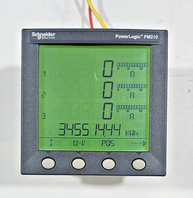 SCHNEIDER ELECTRIC POWER LOGIC PM210 POWER METER PM210MG 100-415VAC 50/60Hz @03