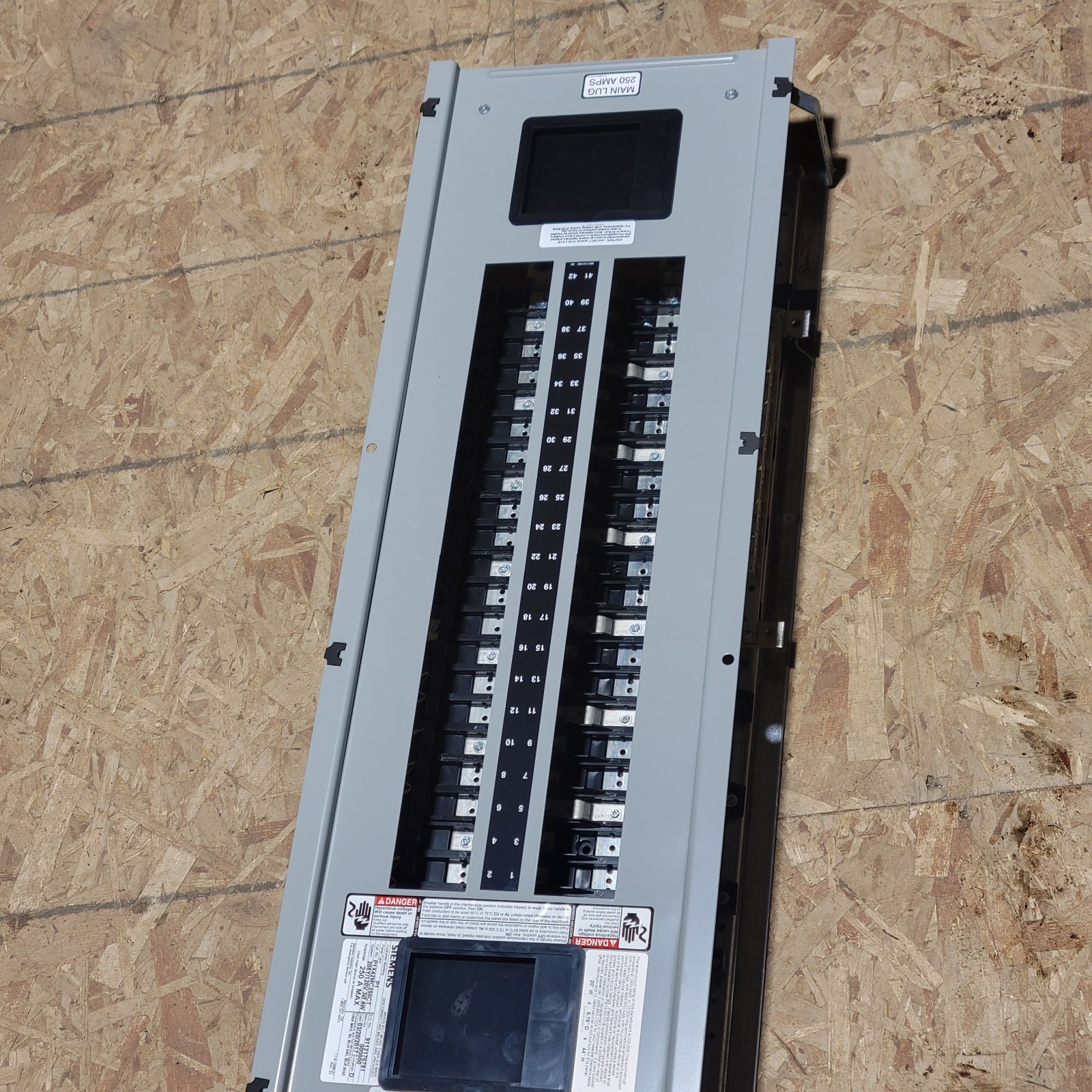 Siemens P1X42MC250CT Panel Board Interior Main Lug