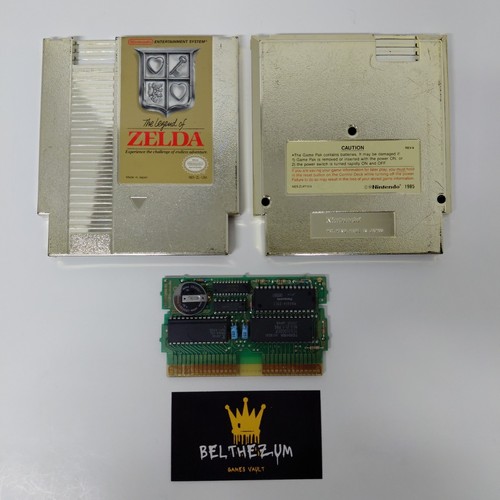 The Legend of Zelda (Nintendo NES, 1987) Cleaned and Tested