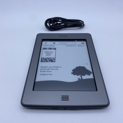 Amazon Kindle Touch (4th Gen.) D01200 - 4GB - Wi-Fi - 6'' eReader - Gray