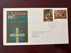United Kingdom 1967 - Christmas FDC with stamps set Bethlehem, Llandeilo, Carms