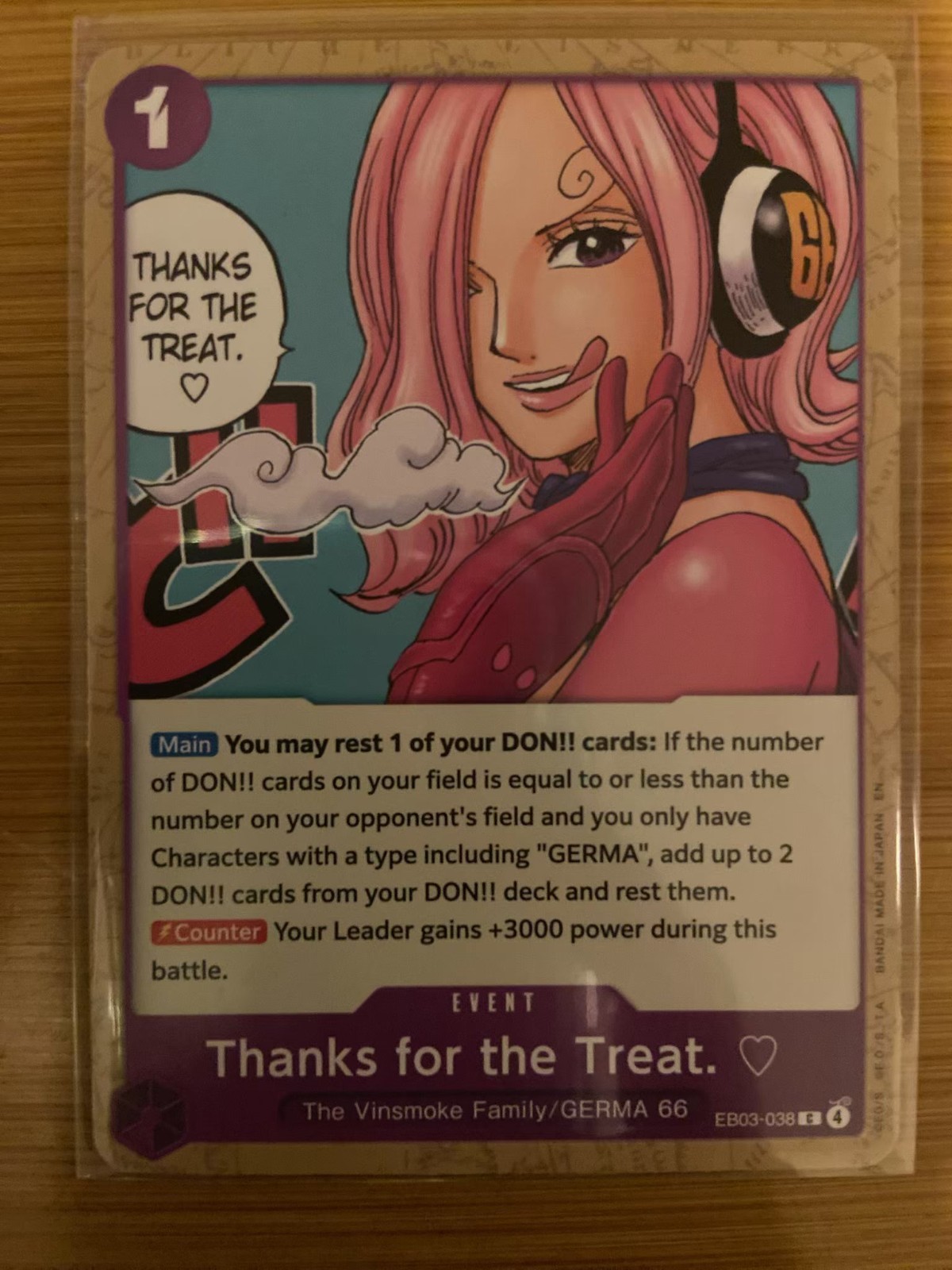 Thanks for the Treat. EB03-038 Extra Booster: One Piece Heroines Edition Regular