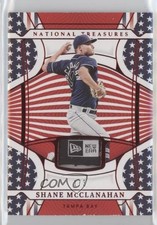 2022 Panini National Treasures Tag 1/3 Shane McClanahan #RWB-SM Patch 09k3