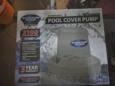 Superior Pump 92395 2100 GPH Pool Cover Pump