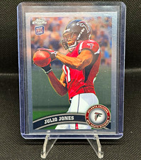 Topps Chrome 2011 Julio Jones Atlanta Falcons #131 Rookie Football Card. rookie card picture