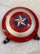 Mochila Avenger Capitán América Escudo Escuela Estudiante Bolso Cosplay Accesorios 15""
