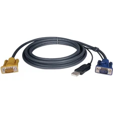Tripp-Lite P776-006 Tripp Lites 6-Ft. Usb 2-In-1 Kvm Cable Kit Is Designed To