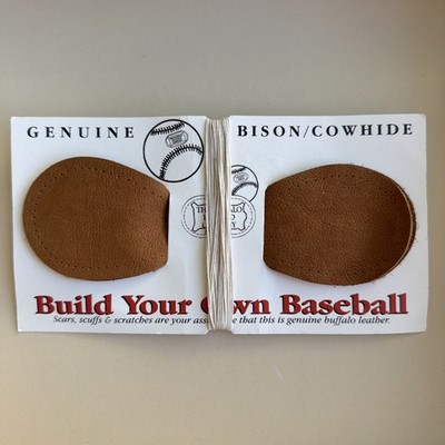 DIY Leather Baseball Kit   Build Your Own Baseball, Bison Leather, Craft Kit